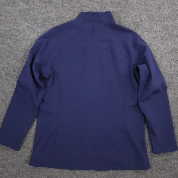Patagonia Adze Jacket Womens XL Blue Wind Water Resistant Softshell Midweight - Picture 6 of 12